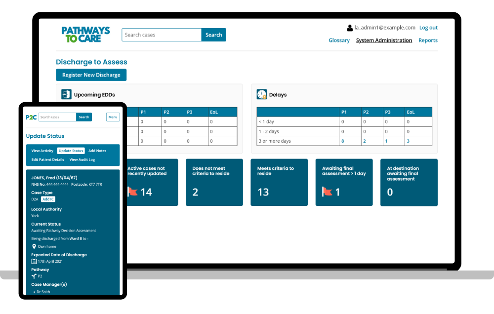 Pathways To Care screens